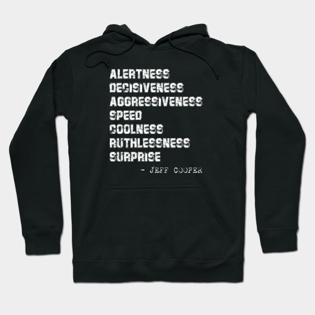 Jeff Cooper - Principles of Personal Defense Hoodie by Barn Shirt USA